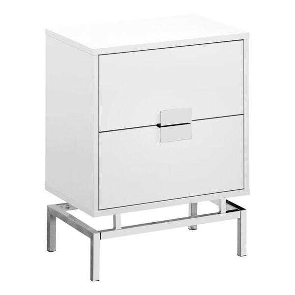 Abbott White 13-Inch End Table, image 2